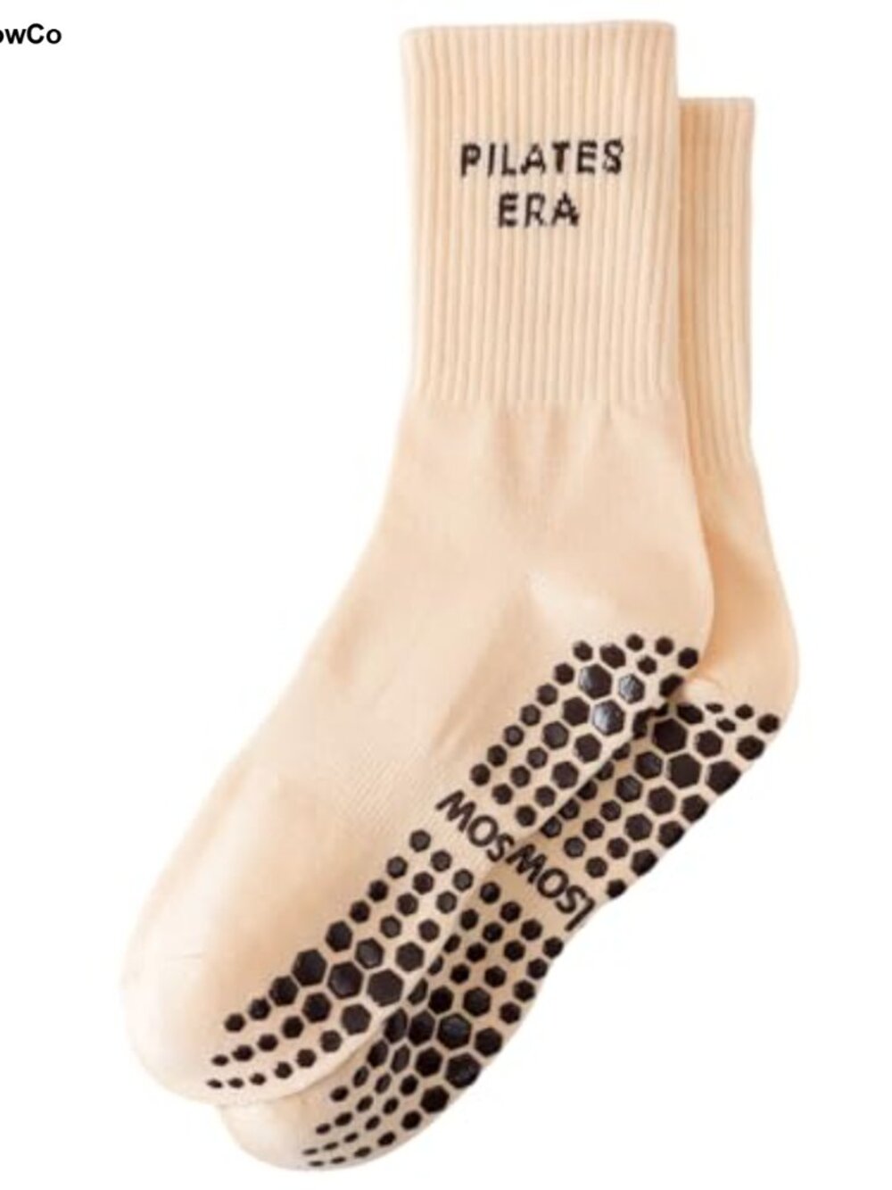 Pilates Grip Socks for Women Cotton Blend Non-Slip Yoga Socks
